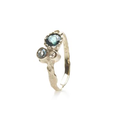 Ring with (semi-) precious stones - Wim Meeussen Antwerp