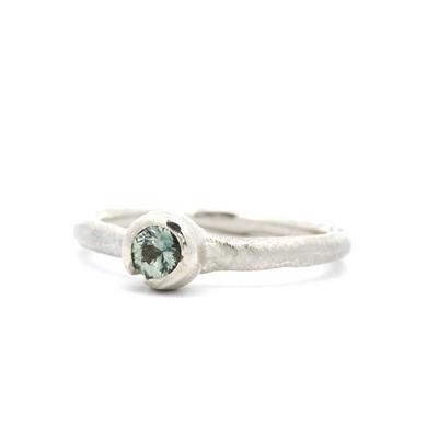 Ring in silver with tourmaline - Wim Meeussen Antwerp