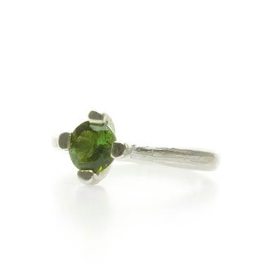 Ring in silver with tourmaline - Wim Meeussen Antwerp