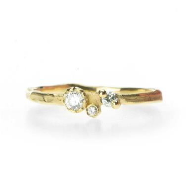 Festive ring with diamonds - Wim Meeussen Antwerp