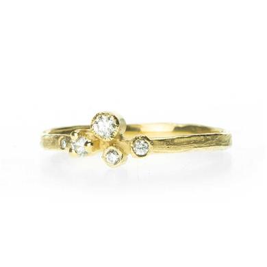 Festive ring with diamonds - Wim Meeussen Antwerp