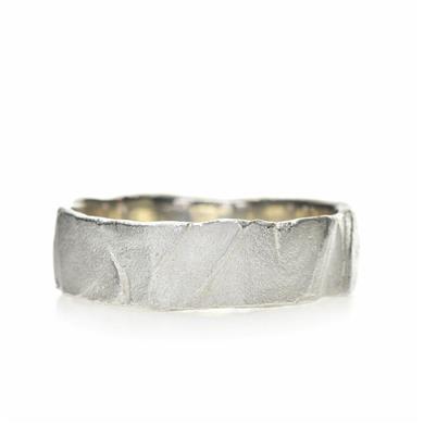 Matte men's ring