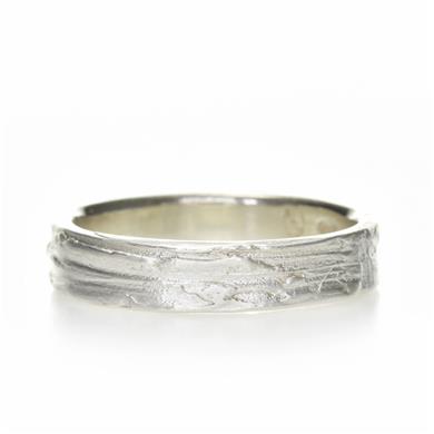 Silver man's ring - Wim Meeussen Antwerp