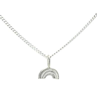 Pendentif enfant en argent - arc-en-ciel - Wim Meeussen Anvers