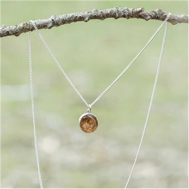 Mourning pendant with hair - Wim Meeussen Antwerp