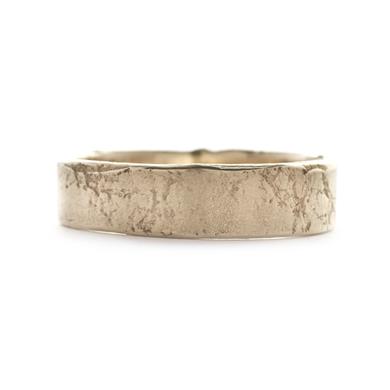 Ruwe trouwring voor mannen