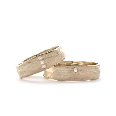 Fine golden wedding rings - Wim Meeussen Antwerp