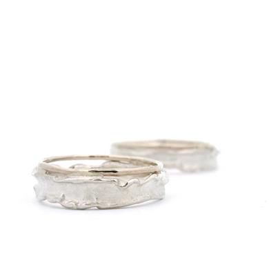 Combination wedding bands - Wim Meeussen Antwerp