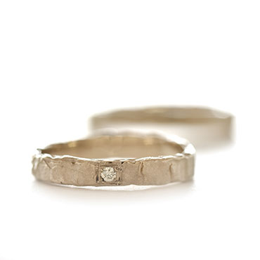bague de mariage à texture rugueuse - Wim Meeussen Anvers