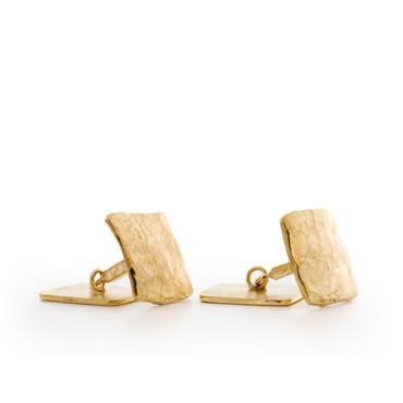 Golden cufflinks - Wim Meeussen Antwerp