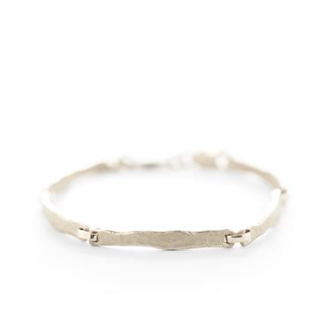 Armband goud gehamerd