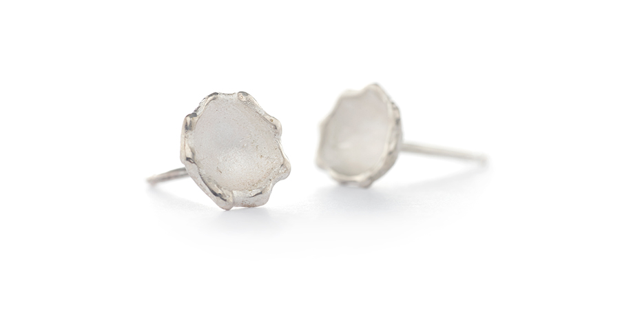 Silver earrings