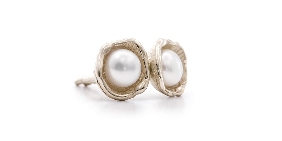 Pearl earrings